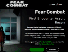 Tablet Screenshot of fearcombat.org